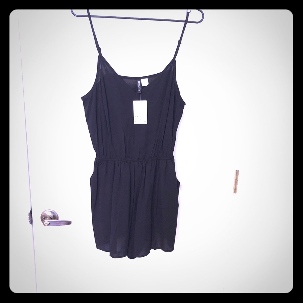 Black h&m romper NWT